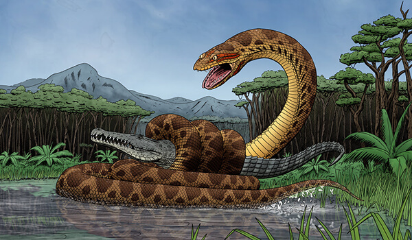 Змеи юрского периода: древний змей